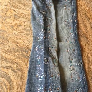 Collectors Swarovski crystal limited ed 7 jeans